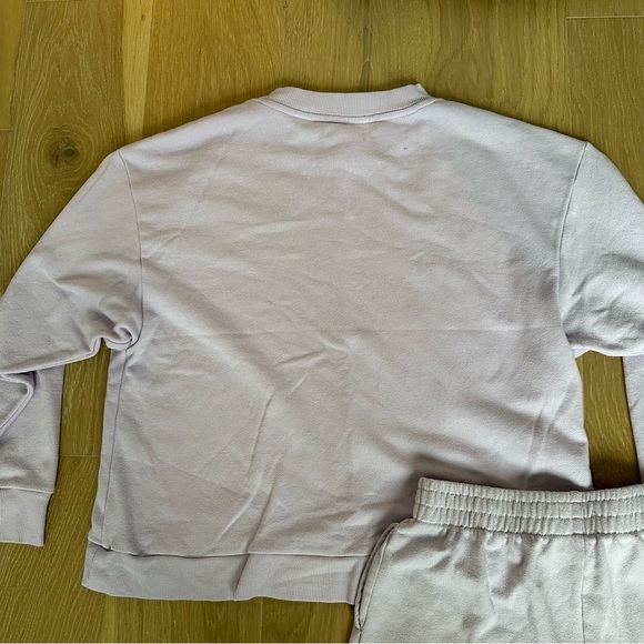 Target Lounge Set Women's French Terry Oversized Pullover Sweatshirt Purple XS - Picture 11 of 14
